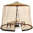 thumbnail image 1 of Outdoor Patio Umbrella Screen Mosquito Netting for Patio Porch - Water Pipe Mosquito Net for, 1 of 8