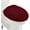 Burgundy, variant on Thick Memory Foam Bathroom Toilet Lid Seat Cover, Soft Velvet Topside, Machine Wash, Plush Cushioned Covers Fits Most Size Lids, Decorative Bath Room Accessories, 19.5x18.5, Black