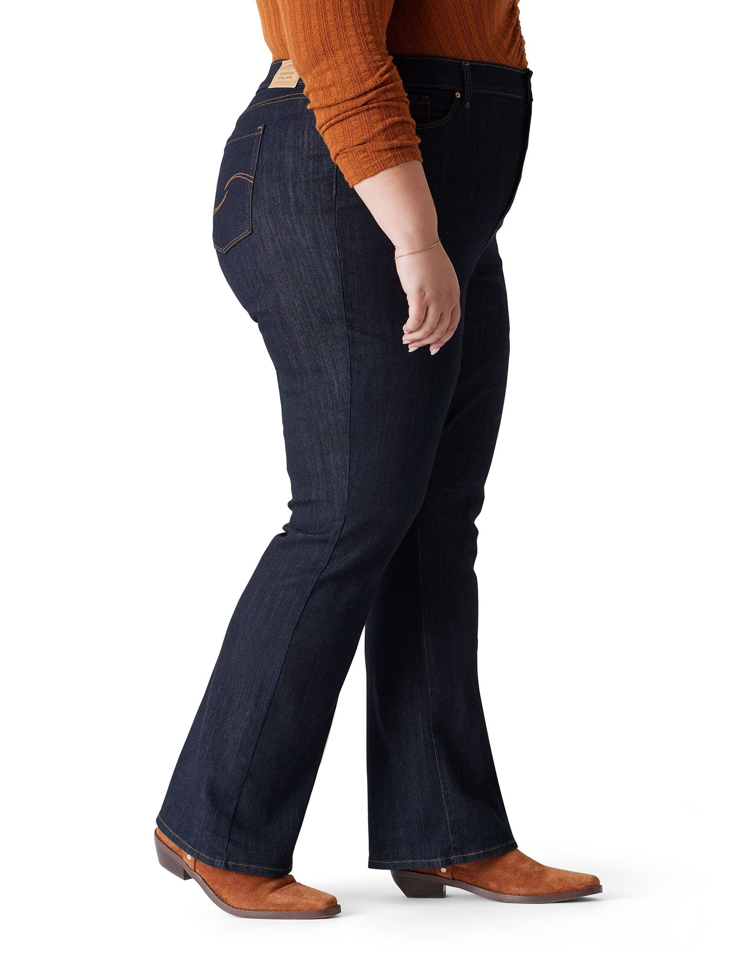 Levi Strauss Signature Women's and Women's Plus High Rise Bootcut Jeans