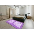 thumbnail image 4 of Ahgly Company Indoor Round Patterned Blossom Pink Area Rugs, 6' Round, 4 of 6
