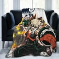 thumbnail image 6 of My Hero Academia Blanket, Anime Throw Blanket For Couch Sofa Bed, Soft Cozy Lightweight Warm Flannel Blanket, Home Decor, Anime Gifts For Boys Girls Kids Teens, 60"X50", 6 of 9
