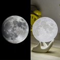 thumbnail image 3 of Moon Lamp 3d Printed Moon Light Night Light Kids Gift Usb Charging, 3 of 5