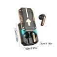 thumbnail image 3 of Auriculares inalámbricos Bluetooth intraaurales Mecha con reducción de ruido para juegos deportivos, de alta potencia y bajo retardo, de plástico., 3 of 6