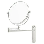 Adjustable Round Wall-Mount Makeup Mirror by Danielle Creations