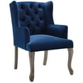 thumbnail image 2 of Modway Realm Armchair Performance Velvet Set of 2 in Navy, 2 of 7