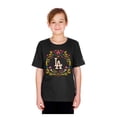 thumbnail image 5 of Youth New Era Black Los Angeles Dodgers D-a de los Muertos T-Shirt, 5 of 6