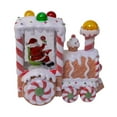 thumbnail image 3 of Kurt Adler 7.5-Inch Battery Operated USB LED Lighted Santa Train Lantern with Spinning Glitter Water., 3 of 7