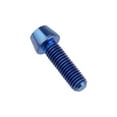 thumbnail image 2 of Wanyifa Titanium Ti Bolt M5x9 16 18 20 25 30 35 40 45 50 55 60mm Tapered Head Screws,M5x30mm,Blue,4 Pcs, 2 of 6