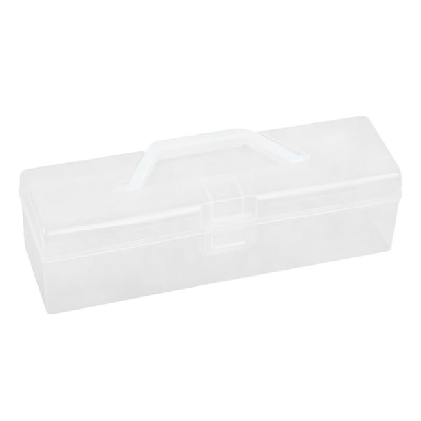 Caja de almacenamiento de broches a prueba de polvo Organizador de insignias de medalla Estuche de almacenamiento de plástico