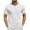 White, variant on Coorders George Men's Solid V-Neck T-Shirt with Short Sleeves, Lightweight Casual Tee for Men's and Big Men's ,Purple,L