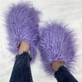 thumbnail image 4 of Factory Price New Designer Real Tan Sheep Fur Women Slides Slippers For Season With Customized Color, 4 of 7