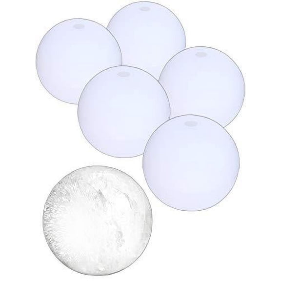 Bella Ice Cube Molds & Trays- Ice Ball Mold, 10 Pack 2.5 Inch Large Silicone Spherical Ice Cube Globe Maker, Jumbo Ice Sphere Molds, Perfect Round Ice for Whiskey, Scotch, Bourbon, Gin