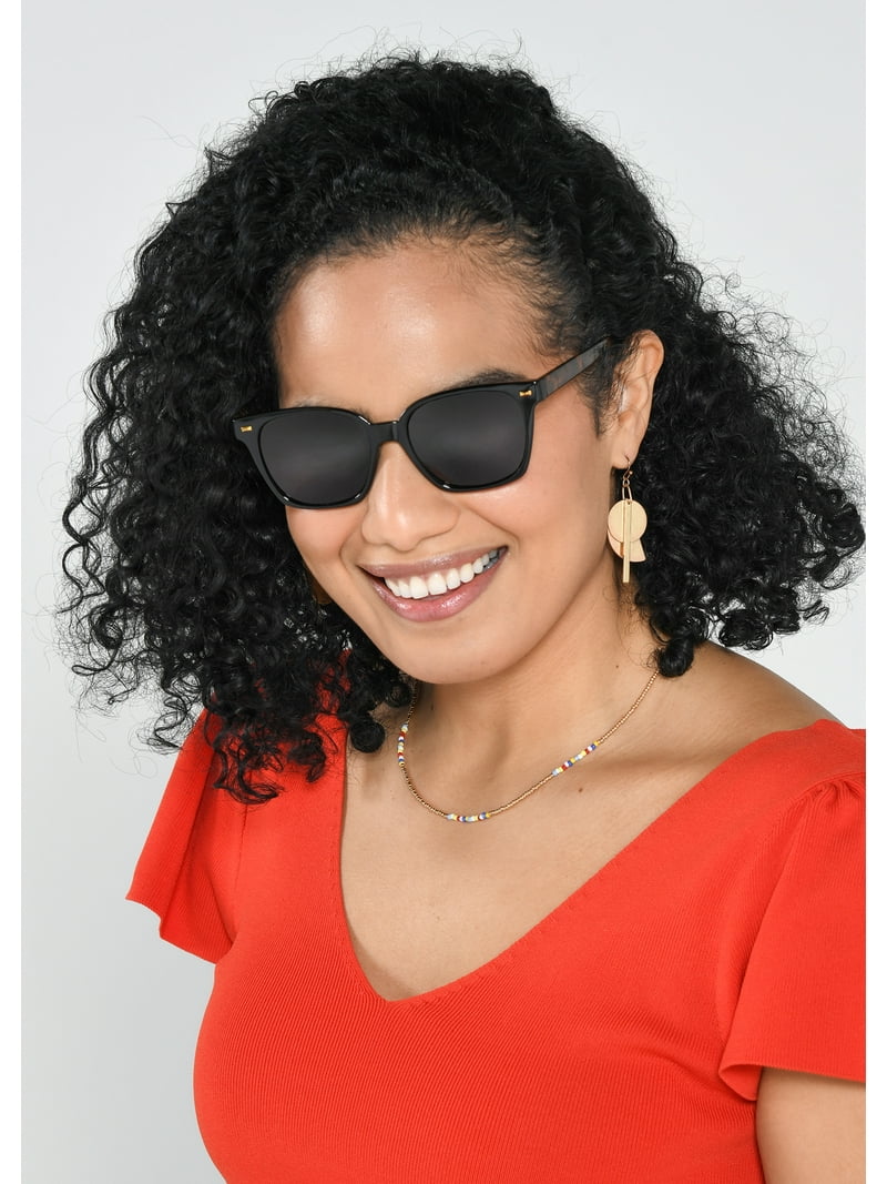 Occhiali da sole donna Foster Grant neri polarizzati NUOVI Occhiali da sole donna Foster Grant neri polarizzati NUOVI