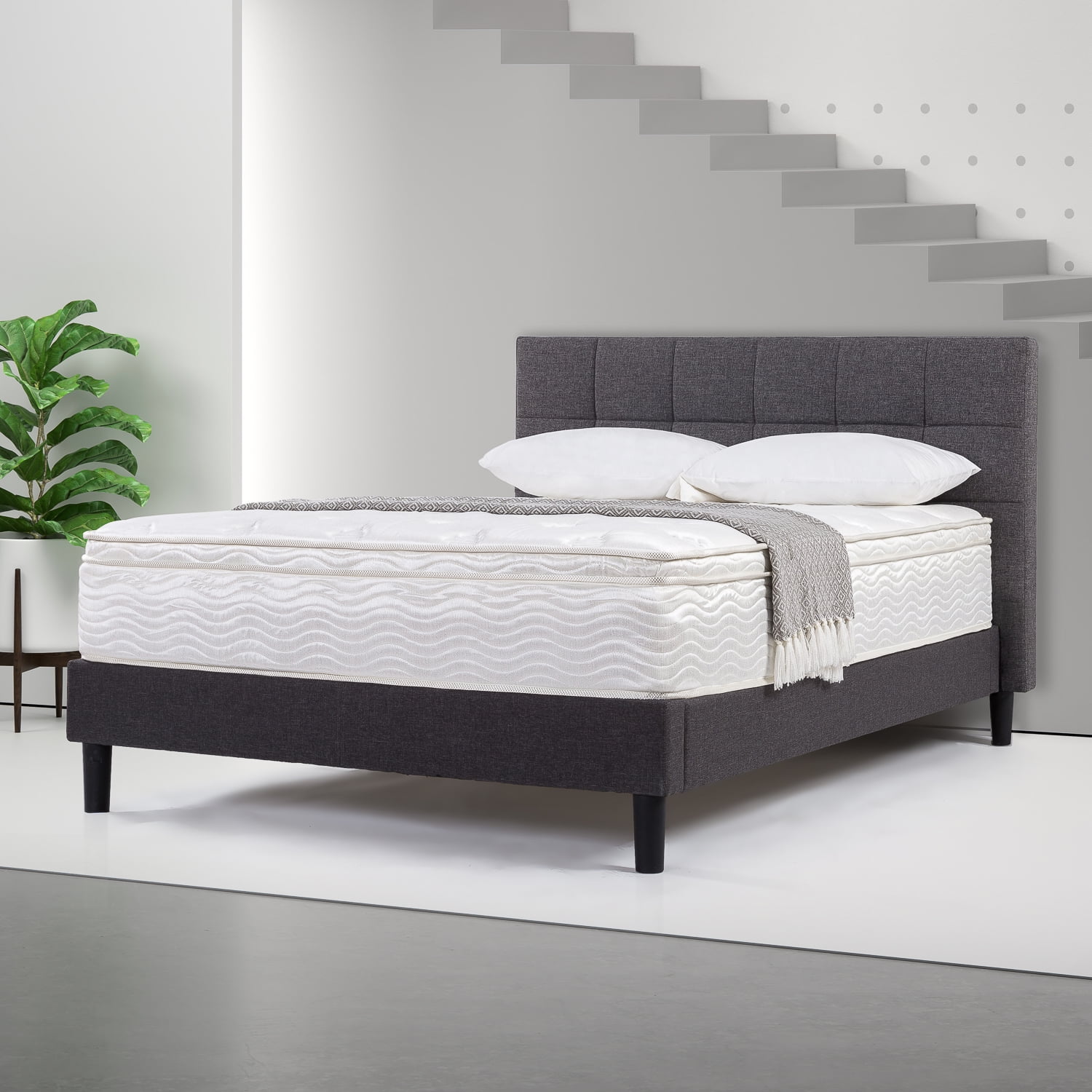 Night Therapy 12" Spring Mattress & Steel Bed Frame KING QUEEN FULL TWIN SIZE 