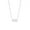 Silver, variant on Women's Stainless Steel Tiny 11:11 Angel Luck Number Square Pendant Necklace Charm Chains Gold