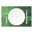 thumbnail image 2 of Ryvnso Placemats Set of 4 St Patrick Leaves Dining Mats Heat-Resistant Non-Slip Washable Table Mat, 2 of 8