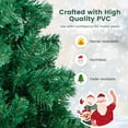 thumbnail image 3 of Patiojoy 7ft Green Artificial PVC Christmas Tree Indoor Outdoor Stand, 3 of 10