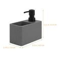 thumbnail image 2 of WHAMVOX  Press Bottle Liquid Soap Dispenser for Kitchen Sponge Mounted Grey, 2 of 8
