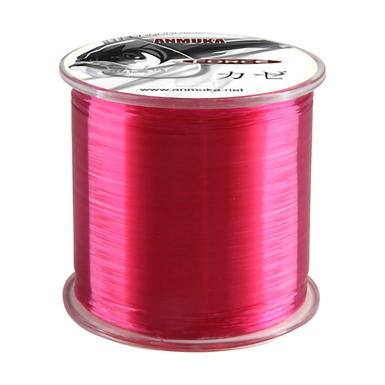 Niuer Braided Lines Throwing Fishing Line Nylon Unisex Fish Wire Line-Superior  Men Pulling Force Abrasion Resistant Pink 8.0/80LB 