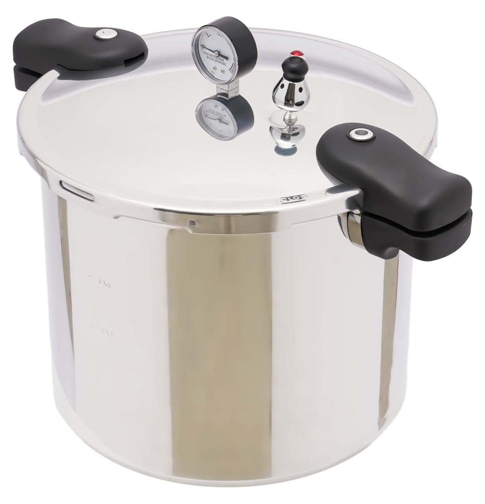 Pressure Canner 22 Quart Stainless Steel Pressure Canner 22 Quart Induction Aluminum Pressure Cooker Built in Pressure Gauge with Rack Silver Walmart