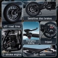thumbnail image 6 of TOXOZERS 50CC Dirt Bike,Upgraded 2-Stroke Gas Powered Mini Bike for Kids 8+,Max Speed 25Mph,Support Up to 180lbs,Pull Start,Black, 6 of 7