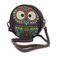 thumbnail image 2 of Lsque Boho Owl Pattern Shoulder Bag – Microfiber Leather Crossbody with Detachable Strap & Handle Ring, Waterproof & Durable, Elegant Everyday Carry, 2 of 5