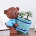 thumbnail image 3 of ZPAQI Succulent Flower Pots Mold Cartoon Bear Pen Holder Silicone Mould DIY Concrete, 3 of 11