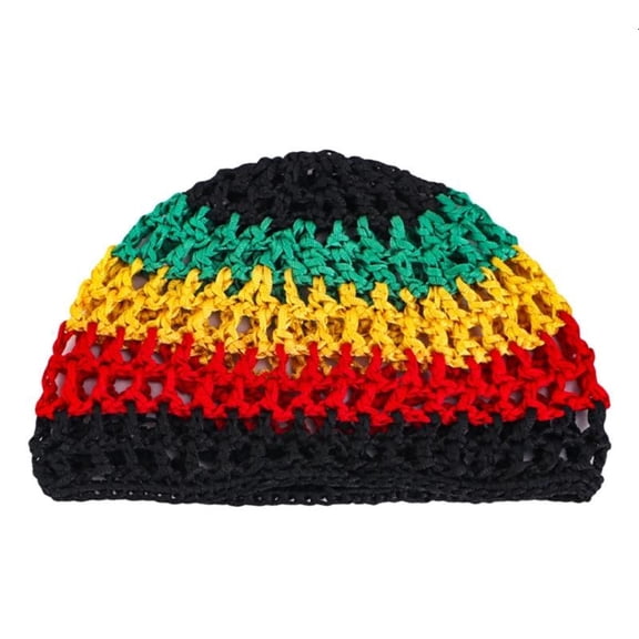 Reggae Handmade Hair Net for Dress up Casual Wear Party Headgear Pullover