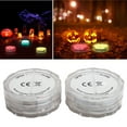 thumbnail image 1 of 2Pcs RGB Pool Lamp IP68 IR Remote Control Underwater Lamp for Aquarium Fish Tank Fountain Pond, 1 of 14