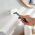 thumbnail image 6 of Razor Holder with Cover for Shower Wall, Self Adhesive Razor Stand Shaver Organizer, Plastic Razor Hanger Hooks (White), 6 of 7