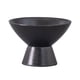 thumbnail image 2 of Maceta de cerámica decorativa con base, centro de mesa, moda, multiusos negro, 2 of 8