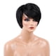 thumbnail image 1 of Peluca corta de cabello humano y fibra sintética Yinane Cosplay 20 cm, 1 of 8