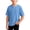 Blue, variant on Boys Waffle Henley Shirts Short Sleeve Button up Crewneck T-Shirts Summer Solid Color Knit Basic Tees Tops for Kids 4-14 Years
