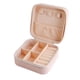 thumbnail image 4 of Caja de joyería jinwen Rosa con cremallera de viaje, 4 of 5