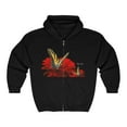 thumbnail image 3 of TSmartArt. Butterfly. Heavy Blend™ Zip Unisex Hoodie. Regular/Plus S-3XL, 3 of 3