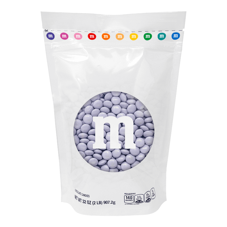 M&M'S World Light Purple Milk Chocolate Candy 2lb Bag - Walmart.com