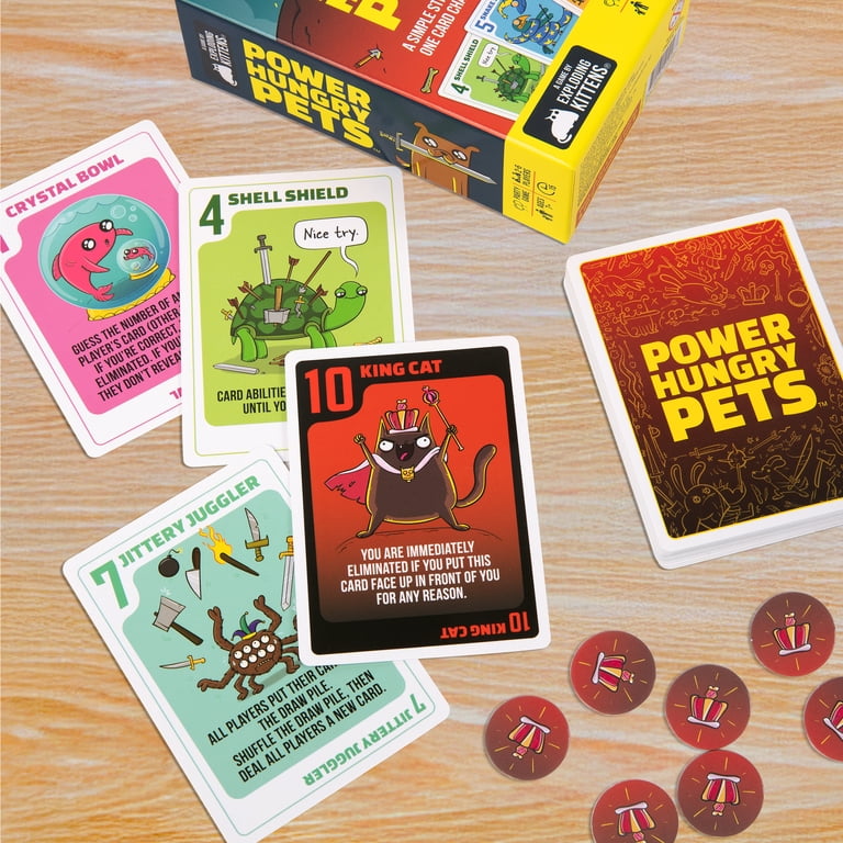 Power Hungry Pets (Small Version) by Exploding Kittens - 2-6