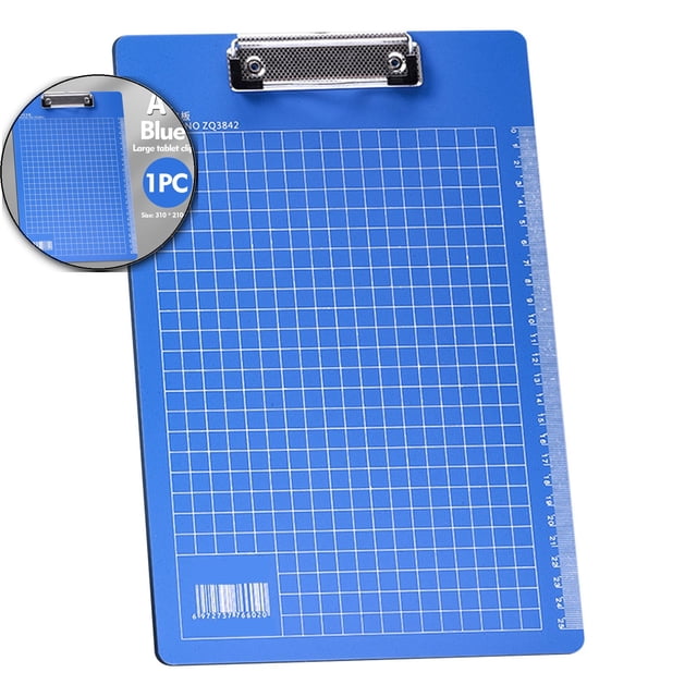 Dvruxg Clipboard, Creative Design Plastic Clipboard, Menu Folder, Writing Board Clip, Paper Pad for A4 and Letter Size Business