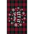 thumbnail image 4 of Mohawk Home Prismatic Let It Snow Plaid Red Contemporary Theme Christmas Precision Printed Scatter, 2'x3'4", Red, 4 of 6