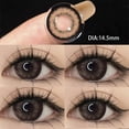 thumbnail image 1 of Lentillas naturales con dioptrías para miopía, lentes de contacto naturales para ojos, cosmética, envío gratis, 2 piezas, 1 of 4