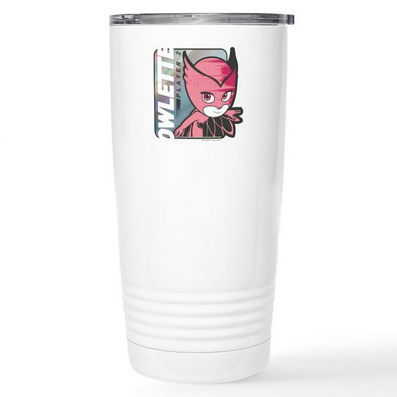 CafePress - PJ Masks Owlette 16 Oz Stainless Steel Travel Mug - Insulated Stainless Steel Travel Tumbler 20 oz.