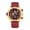 Gold shell red surface, variant on Men's Fashion Mechanical Watch