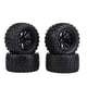 thumbnail image 2 of Juego de 4 piezas de neumáticos de goma para ruedas teledirigidas 1:10 para hsp redcat Exceed Truck Off road Car (10 agujeros), 2 of 12
