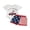 White, variant on Newborn Baby Boy My First 4th of July Outfit Baby Memorial Day Independent Day Outfit Short Sleeve Patriot Flag in Truck Letter Print Romper Star Stripe Shorts Set Baby Boy Summer Clothes