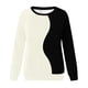 thumbnail image 5 of TaTaai Women's Printed Loose Long Sleeve Sweatshirt, Fashion Round Neck Casual Top, Lightweight Soft Style, Ideal for Dating Party Work Home Wear Gift, 5 of 5