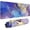 Delicate Azure and Gold, variant on Xl Marble Large Gaming Mouse Pad, Cute Extended Full Desk Mousepad for Keyboard Table with Turquoise and Gold Paint Texture, Big Long Computer Desk Mat Gifts for Women Office Decor, Green 31.5*11.8 In
