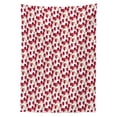 thumbnail image 2 of Summer Tablecloth, Cherry Branches Juice Organic Eat Gardening Delicious Food Cocktail Graphic, Rectangle Satin Table Cover for Dining Room and Kitchen, 60" X 84", Pale Coffee Ruby, by Ambesonne, 2 of 2