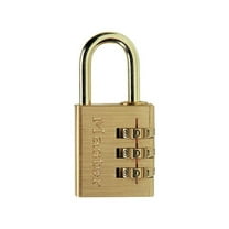 Master Lock Brass Finish Combination Padlock