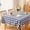 Gray Blue, variant on Yiannan Rectangle Vinyl Tablecloth, Waterproof Flannel Backed Table Cloth, Wipeable Stain Resistant Table Cover for Indoor Dining, Outdoor Use, Camping Trips, and Picnics, Sage, 60" x 84"