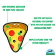 thumbnail image 2 of Durable Pizza Squeaky Dog Toy for Aggressive Chewers, Tough Aggressive Dog Chew Toy, Chewer Dog Toy for Puppy, Small, and Medium Dogs, 2 of 5